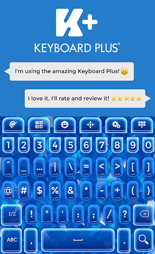 免費下載個人化APP|Keyboard Plus Glow Blue app開箱文|APP開箱王