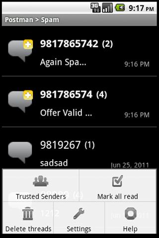 SMS Spam Blocker - Postman