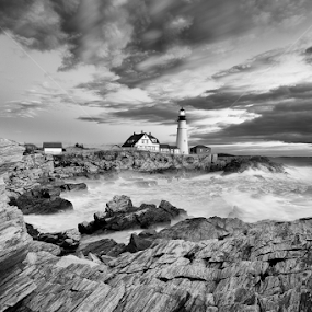 After the Storm by Tom Whitney - Black & White Landscapes