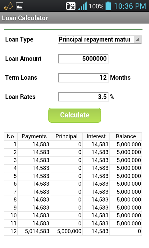 Loan Calculator (Installment)  Android Apps on Google Play