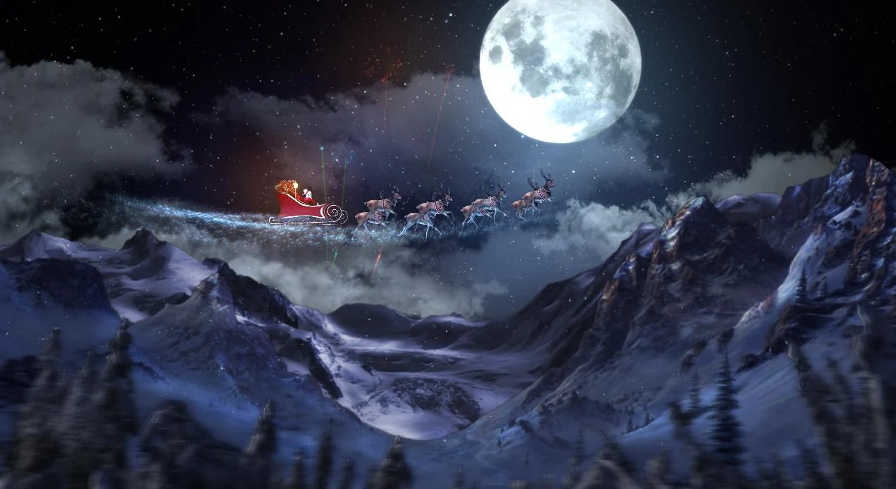   Christmas Santa live wallpaper: captura de tela 