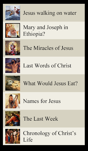 【免費書籍App】Bible Lists- The Life of Jesus-APP點子