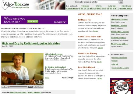 Video Tabs
