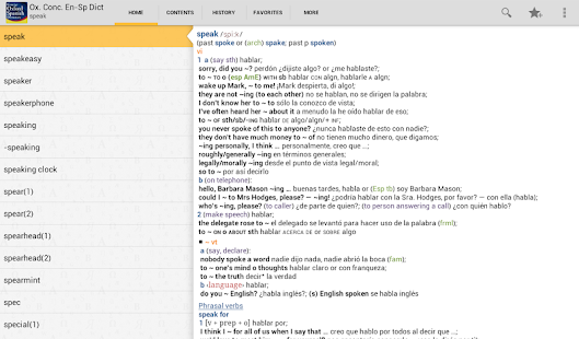 Concise Oxford Spanish Dict Screenshots 7