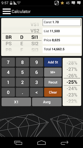 EZcalc Diamonds