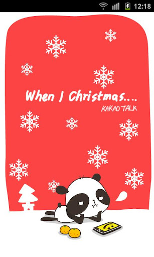 Kakao Talk Theme]Pandi's X-mas