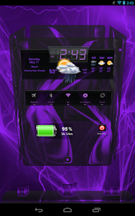 Lastest Next Launcher 3D Purple Wind APK for PC