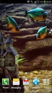 Piranha Aquarium 3D lwp - screenshot thumbnail