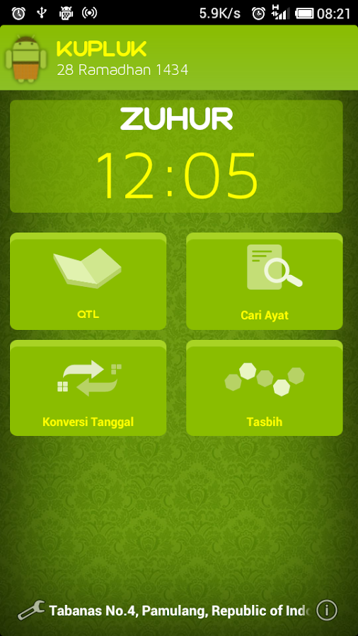   Kupluk- tangkapan layar 