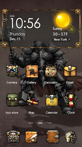 【免費個人化App】Demon Warrior Hola Theme-APP點子