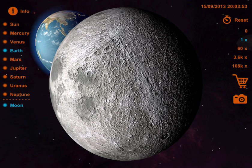 Solar System 3D Screen 3