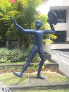 Statue in Blue