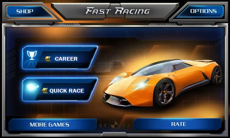  Corrida Rápida 3D -Fast Racing: captura de tela 