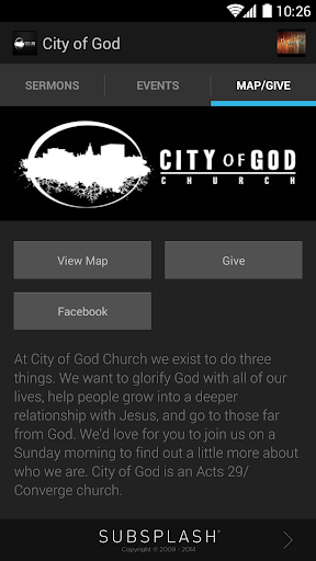 【免費生活App】City of God Church-APP點子