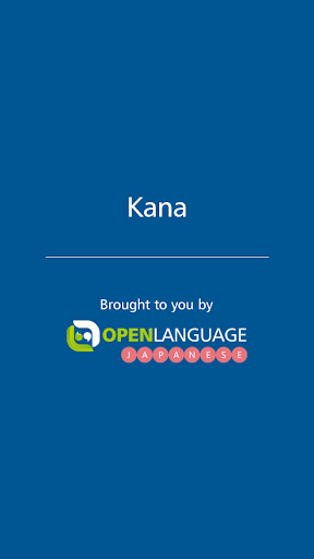 Kana by OpenLanguage Japanese