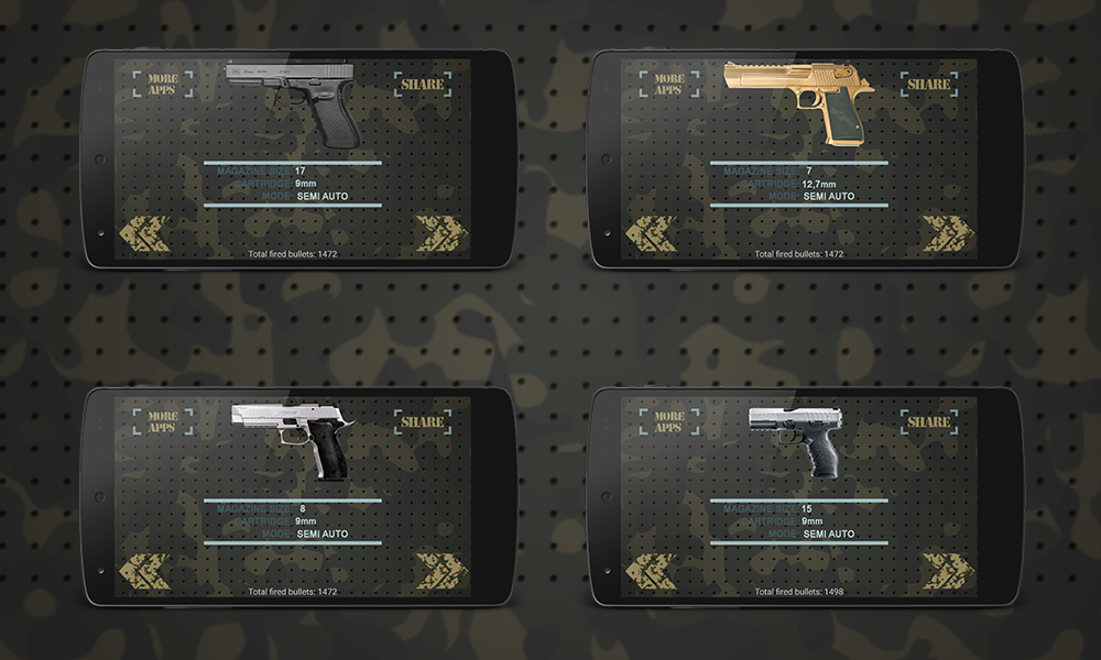 Android application Gun Simulator Free screenshort