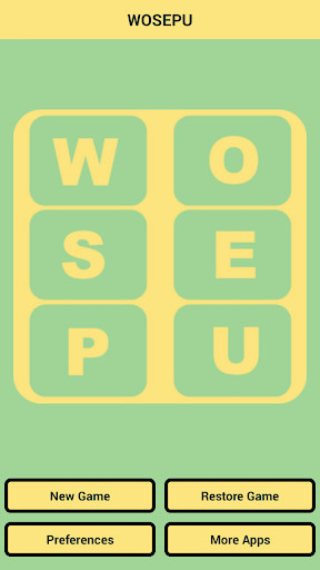 WOSEPU - Word Search Puzzle