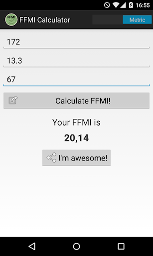 FFMI Calculator