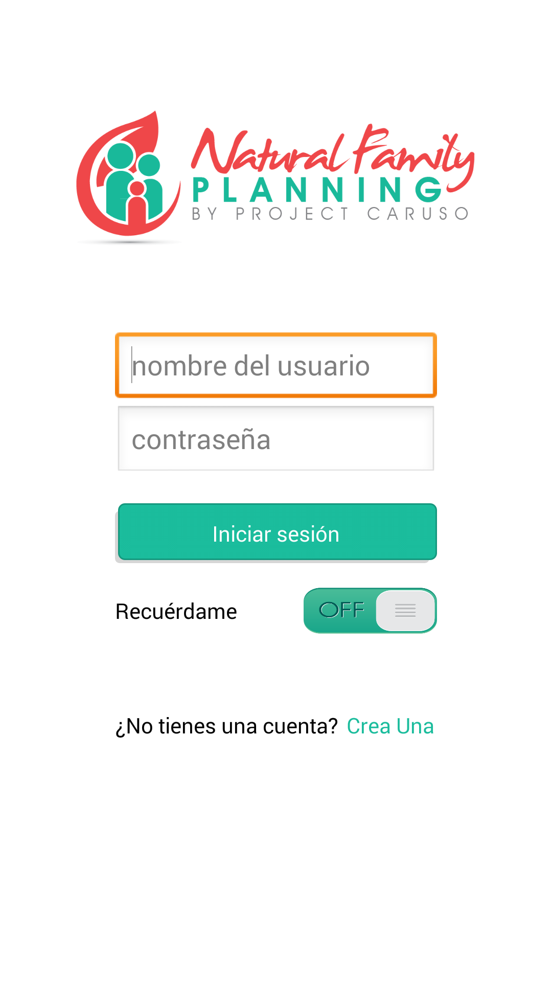 Android application Natural Family Planning (NFP) screenshort