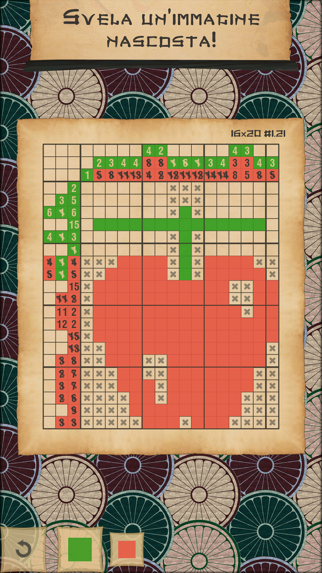 Android application CrossMe Color Premium Nonogram screenshort