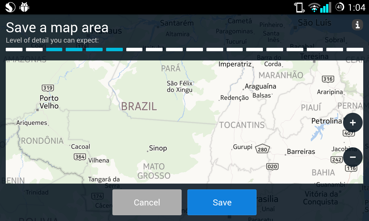 Save maps Save maps