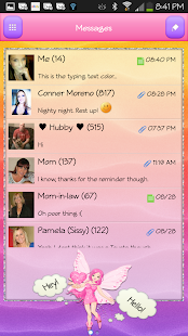 GO SMS - Fairy Cutie Screenshots 1