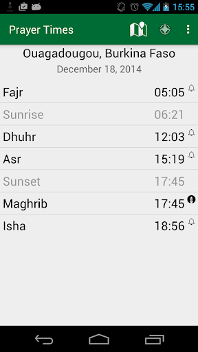 Prayers Times Qibla Quran