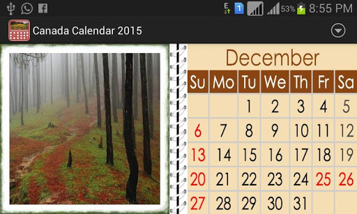 免費下載生產應用APP|CANADA Calendar 2015 app開箱文|APP開箱王