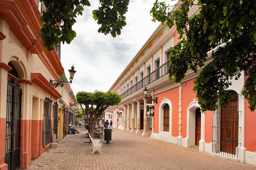 The colonial district of Mazatlan, Mexico.