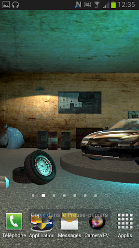 3d Live wallpaper Garage