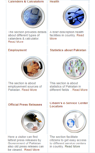 Pakistan Gov Webportal