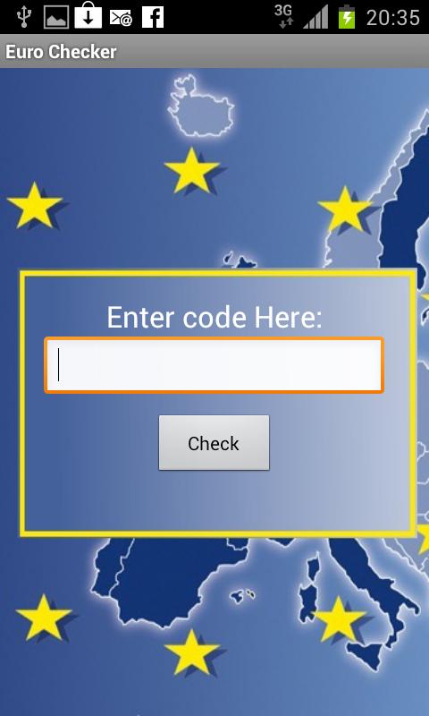 Euro Checker Screen 3