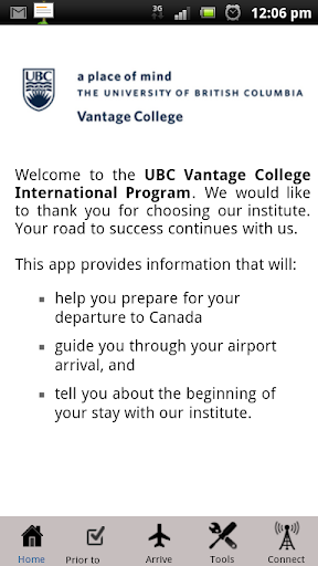 【免費旅遊App】UBC Vantage College PAL-APP點子