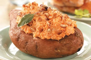 Creamy Twice-Baked Sweet Potatoes