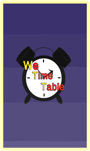 시간표 We TimeTable