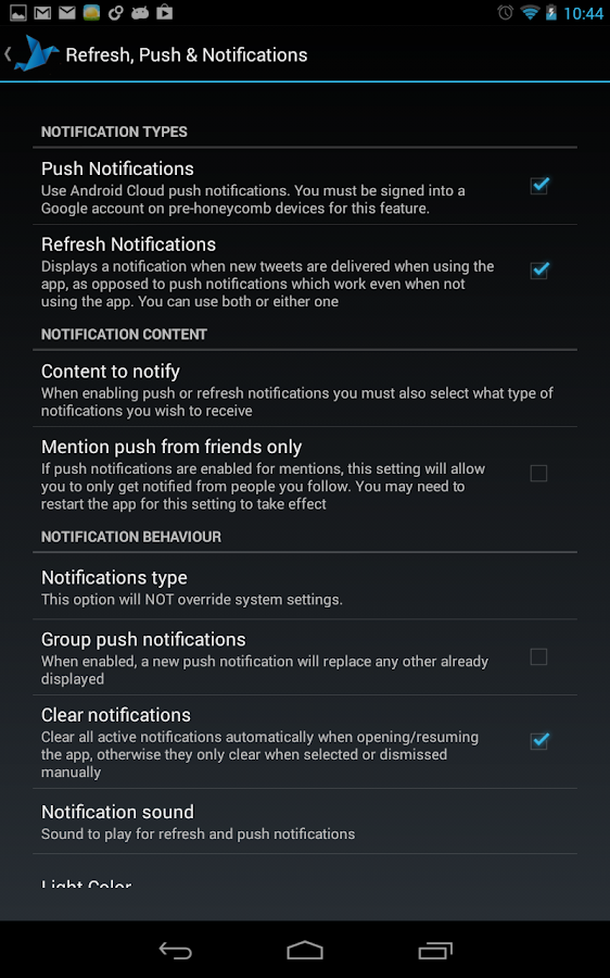Tweetings for Twitter - screenshot