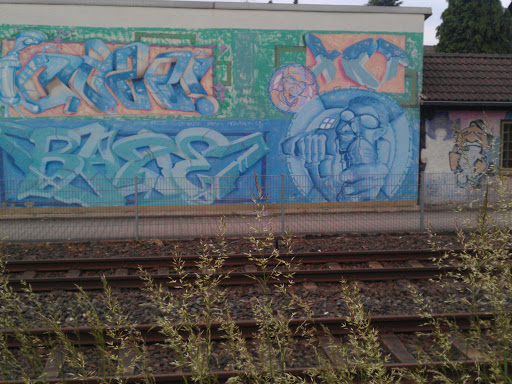 Artwork at the Trainstation