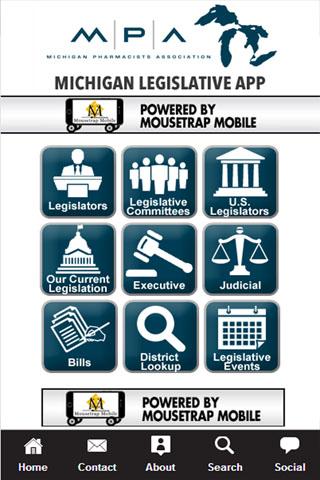 MPA Michigan Legislative App
