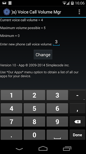 s Voice Call Volume Mgr