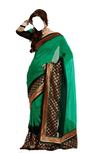 Designer Sari Photo Suit