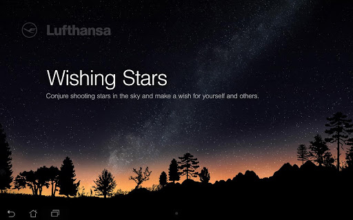 Lufthansa Wishing Stars