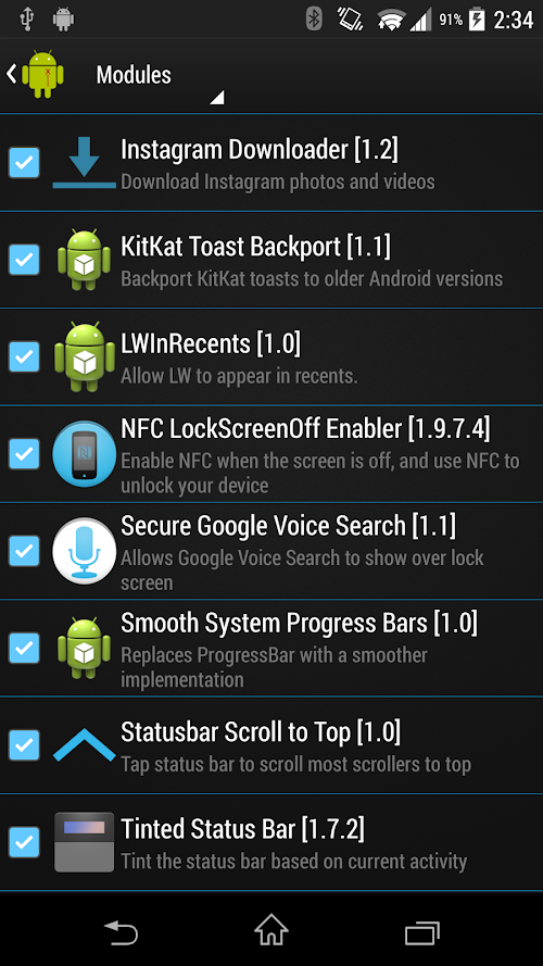 Android application IGDL Donation Package [Xposed] screenshort