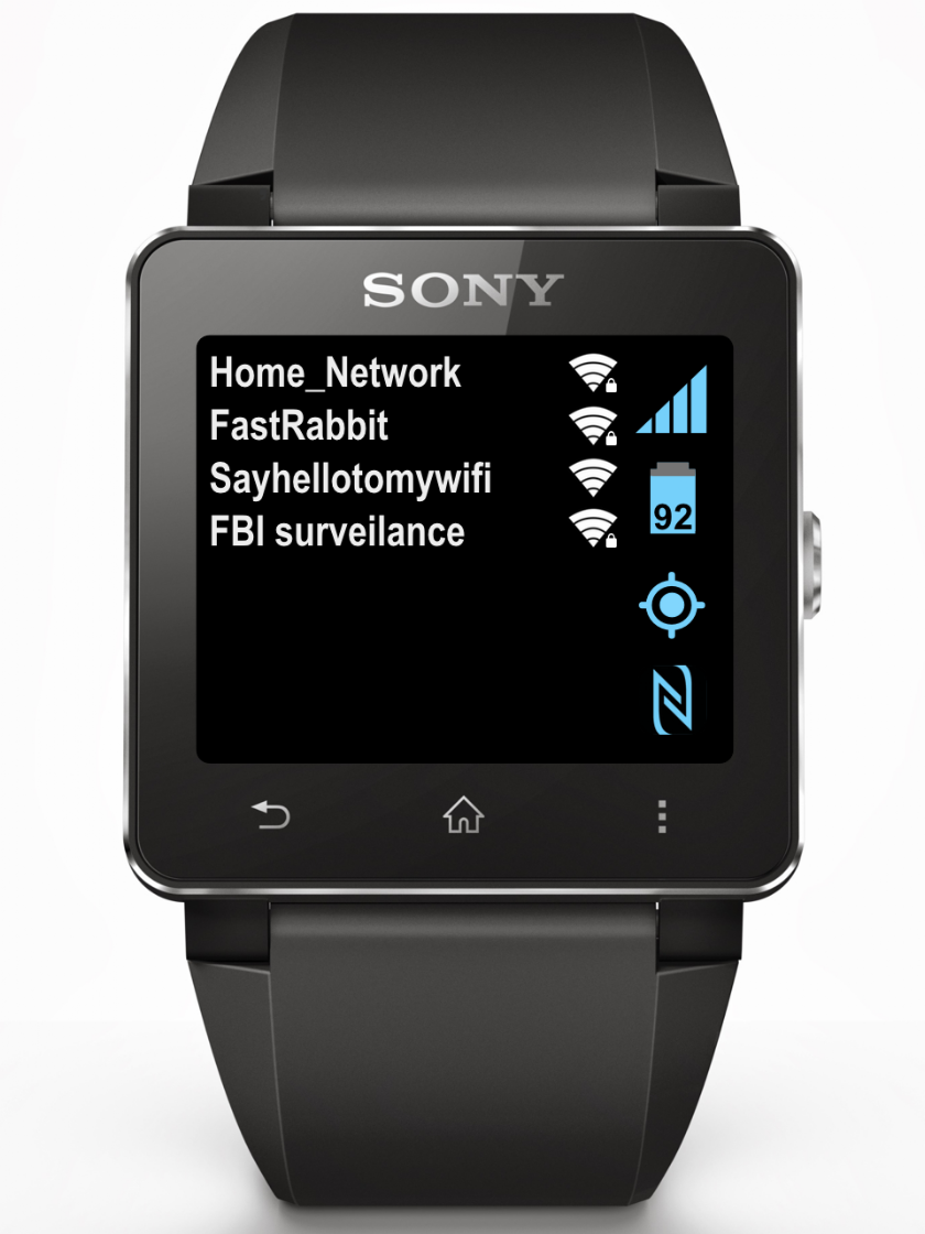 Toggles for SmartWatch Screen 3