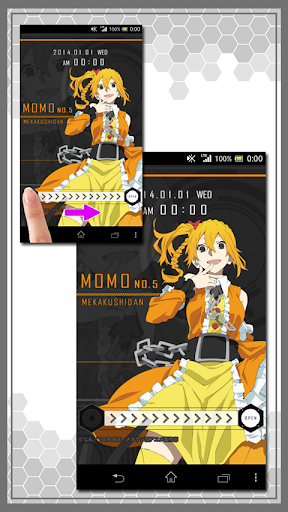 【免費個人化App】ロック画面/モモ ヒビヤ コノハ「メカクシティアクターズ」-APP點子