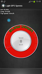 Light GPS Speedometer: kph/mph poster 5