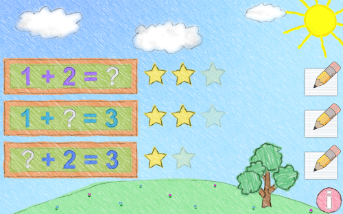 Android application 영어 10까지 추가 screenshort