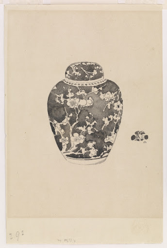Oviform Ginger Jar with Bell-shaped cover