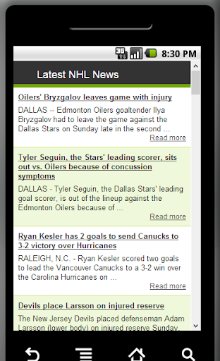 Latest NHL News