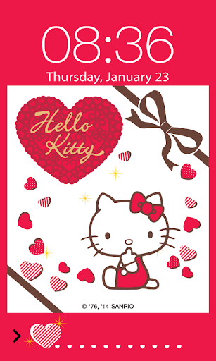 Hello Kitty Love Screen Lock