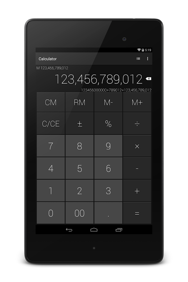 Calculator-A simple & stylish - screenshot